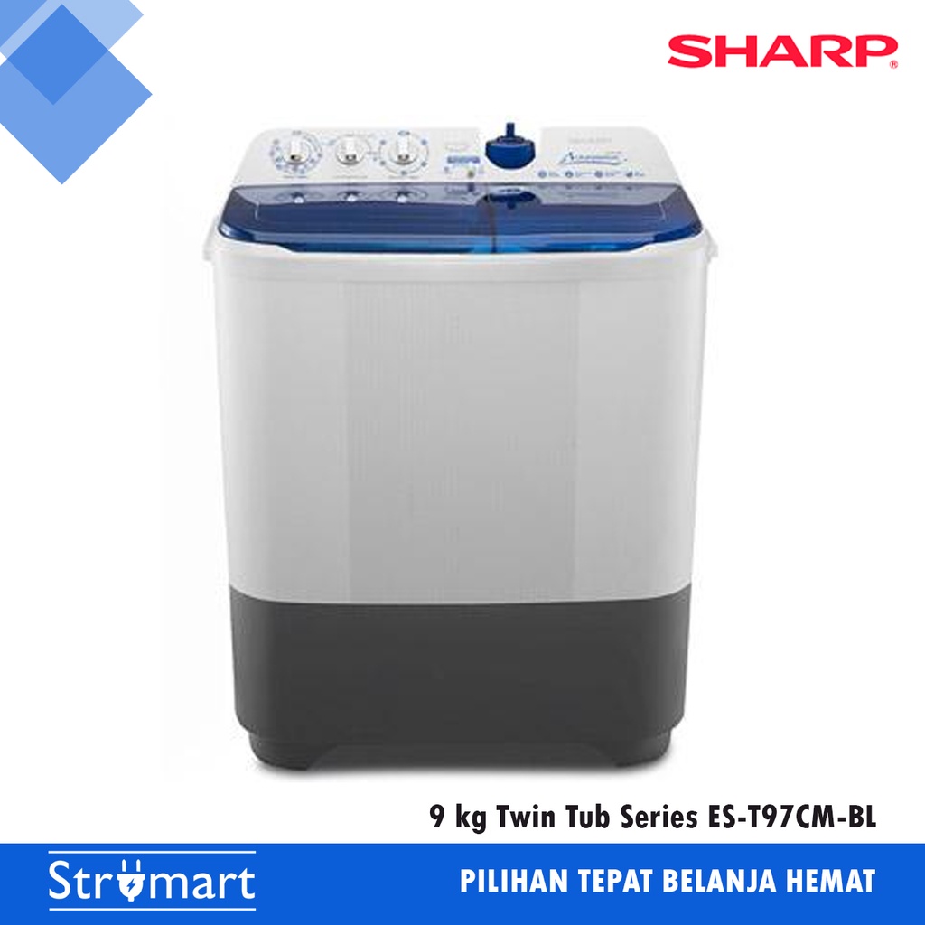 MESIN CUCI 2TB SHARP ES-T97CMBL